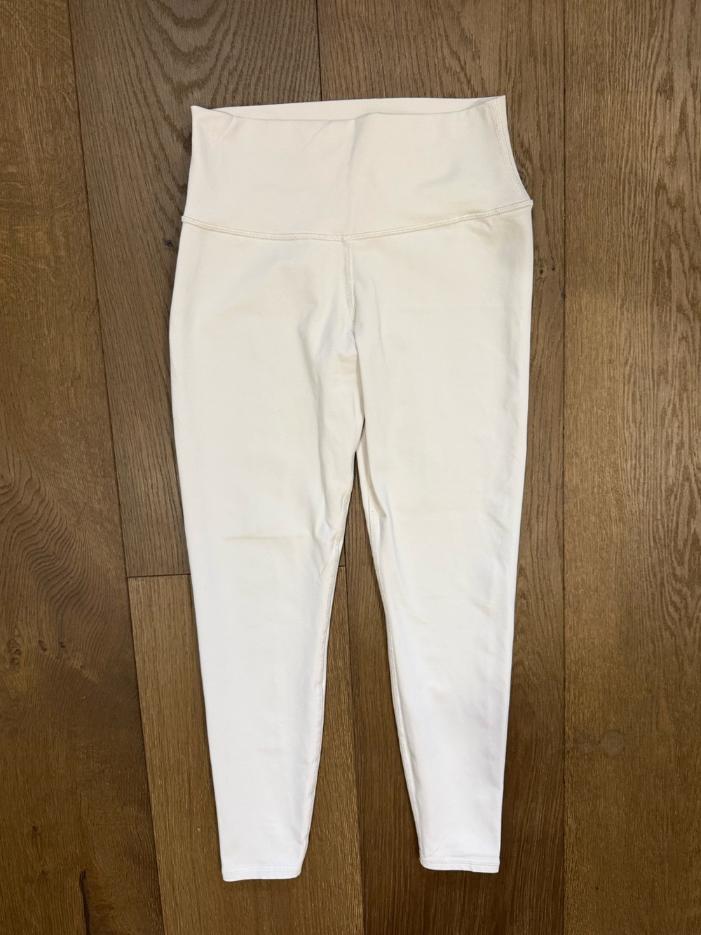 Alo Yoga High-Waist Airbrush Legging Ivory Cream White